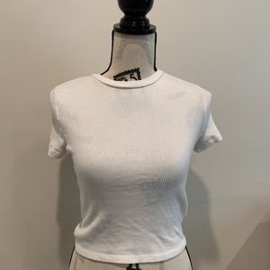 H&M Ribbed T-Shirt